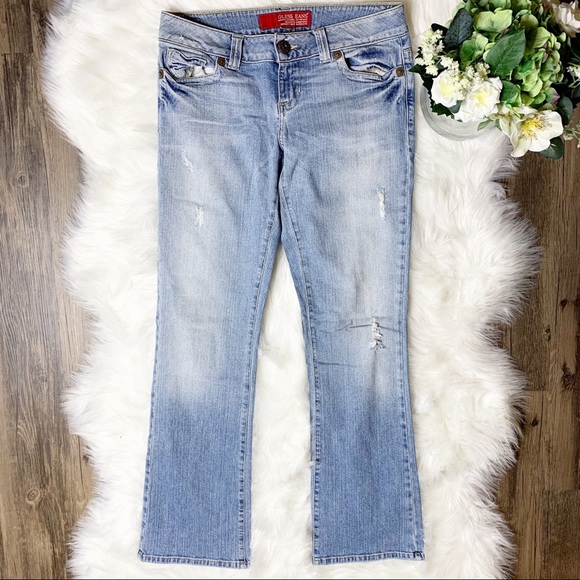 guess light wash jeans